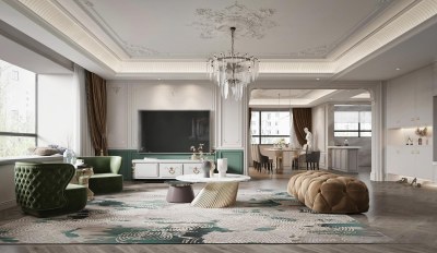 法式客餐厅3D模型下载